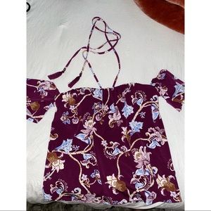 Off the shoulder/halter top